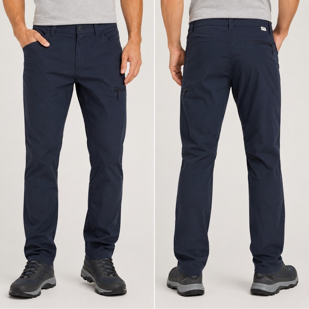 NEW Orvis Mens Navy Blue Tech Pants 32 x 34 Stretch Water Repellent 1716851